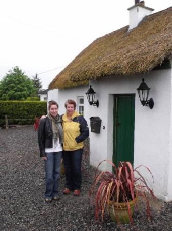 Ballacolla The thatched cottage near Agaboe Ireland we rented for one of our