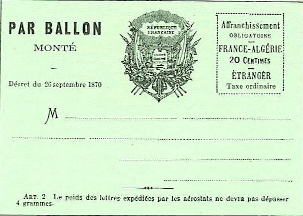 Balloon mail