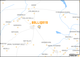 Ballıqaya, Goranboy Ballqaya Azerbaijan map nonanet