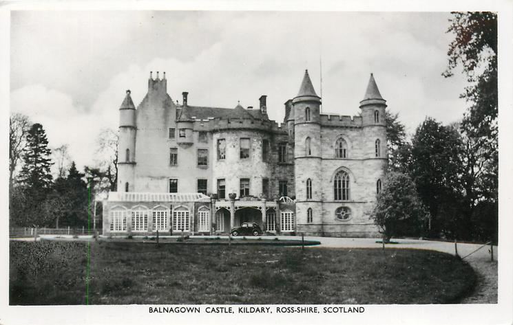 Balnagown Castle BALNAGOWN CASTLE KILDARY ROSSSHIRE SCOTLAND TuckDB