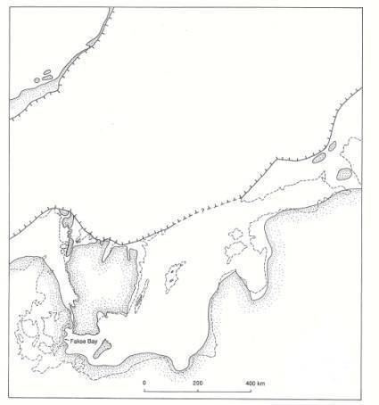 Baltic Ice Lake Maps of the Baltics early stages with revised ages compared to