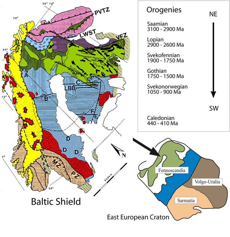 Baltic Shield The Geology of the Baltic Shield