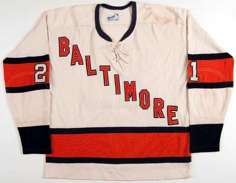 Baltimore Clippers 196365 Ted TaylorMarc Dufour Baltimore Clippers Game Worn Jersey
