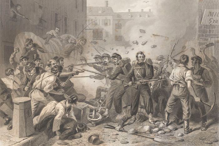 Baltimore riot of 1861 First Blood 1861 Baltimore Riots