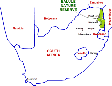 Balule Nature Reserve Directions to Leopards View Game Lodge Limpopo Game Farm