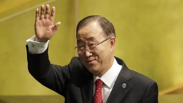 Ban Ki-moon On last day as UN chief Ban Kimoon will push Times Square 2017