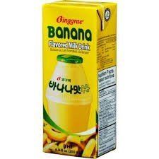 Banana Flavored Milk Binggrae Banana Flavored Milk Drink 6 Pack 68 Fl 200ml Amazon
