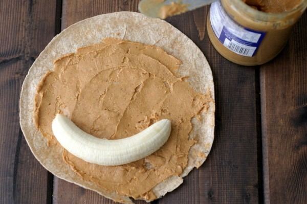 Banana roll Easy Banana Roll Ups 5 minute lunch that is not peanut butter and