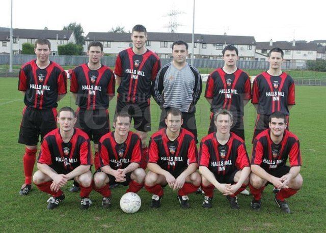 Banbridge Town F.C. Banbridge Town Soccer team players front row from 11523 Belfast