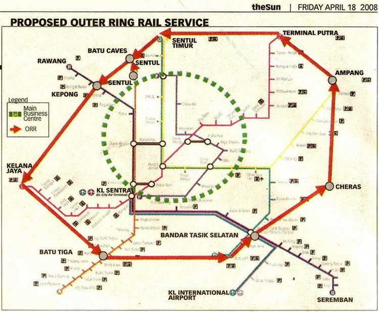 Bandar Utama-Klang Line Klang Valley LRT Line 3 Bandar UtamaKlang Line Length 36km