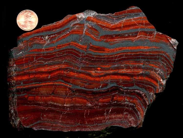 Banded iron formation History of Earth39s Atmosphere II Earth Science Visionlearning