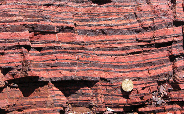 Banded iron formation Easy Science The Great Oxygenation Event Lucky Sci