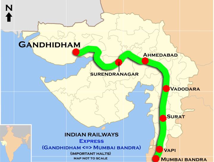 Bandra Terminus Gandhidham Express