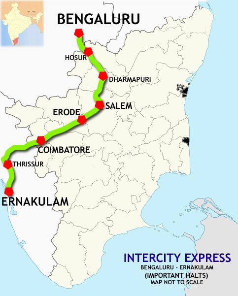 Bangalore City–Ernakulam Intercity Express