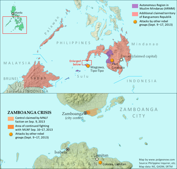 Bangsamoro Republik Political Geography Now October 2013