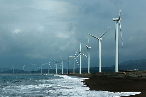 Bangui Wind Farm Bangui Bay wind farm in Ilocos Norte Philippines REVE