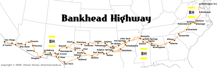 Bankhead Highway Bankhead Highway at AmericanRoadsus