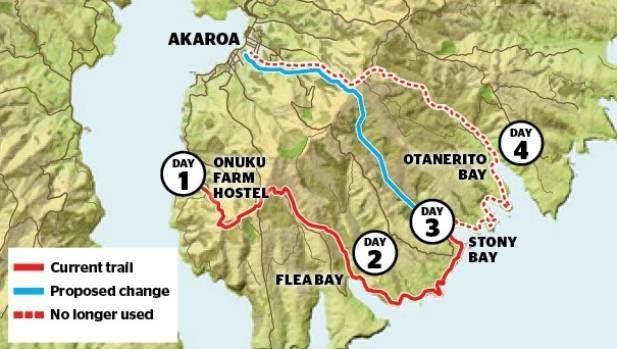 Banks Peninsula Track Banks Peninsula Track cut down to three days at the end of the