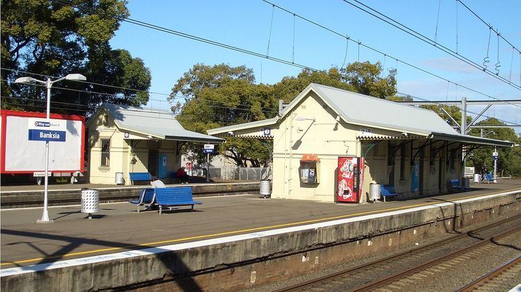 Banksia railway station