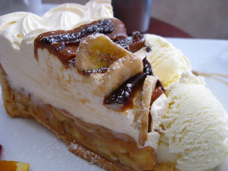 Banoffee pie httpsuploadwikimediaorgwikipediacommonsaa