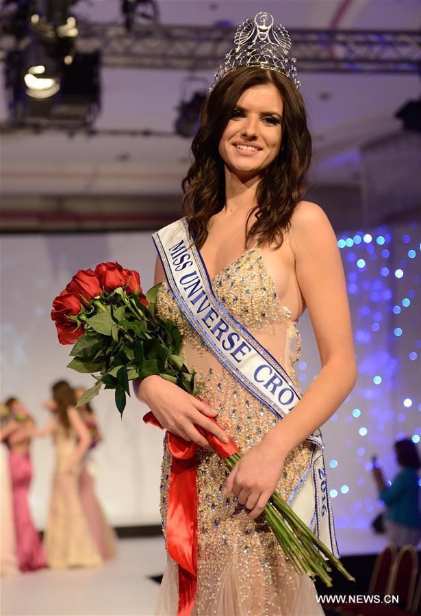 Barbara Filipović Barbara Filipovic crowned Miss Universe Croatia 2016 Xinhua