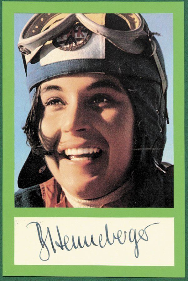 Barbara Henneberger Barbi Henneberger German ski racer and alpine style icon Vintage