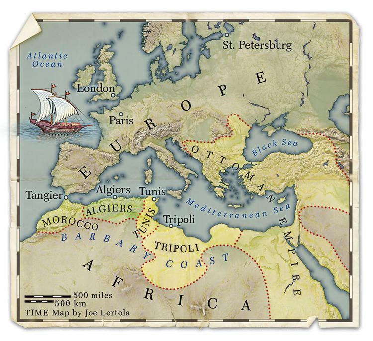 Barbary Coast piratical Mediterranean Corsairs