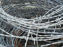 Barbed wire httpsuploadwikimediaorgwikipediacommonsthu