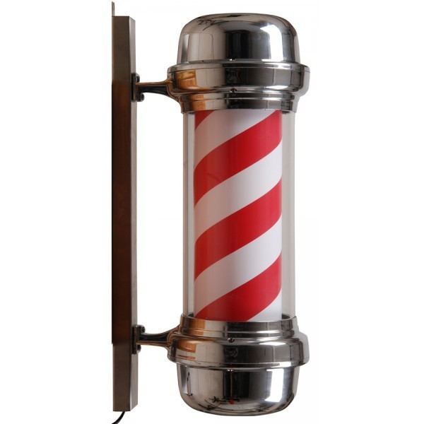 Barber's pole CL 62 Silver Barber Pole600x600jpg