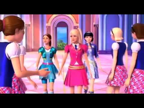 Barbie: Princess Charm School movie scenes Barbie Princess Charm School Music Video English