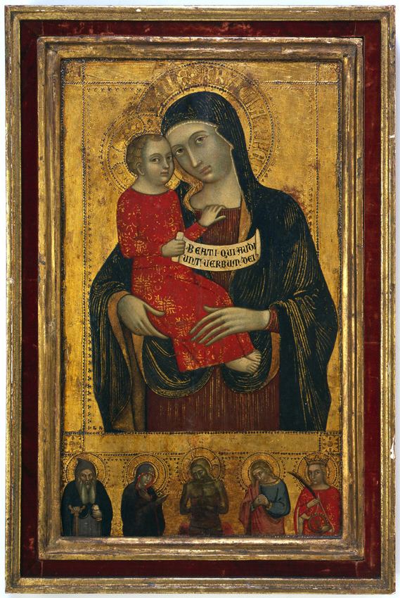 Barnaba da Modena School of Barnaba da Modena Madonna and Child c 1380 Tempera on
