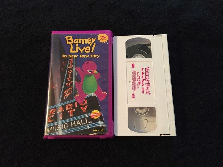 Barney Live in New York City Opening To Barney Live In New York City 1998 VHS 2000 Lyrick