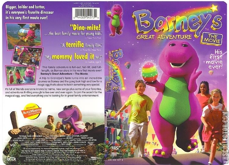 Barney Barneys Great Adventure The Movie Vhs 1998 4 5