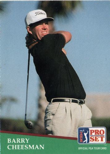Barry Cheesman BARRY CHEESMAN 166 Proset 1991 PGA Tour Golf Trading Card
