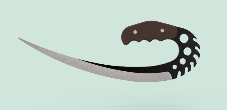 Barry Gallagher 3D Custom fantasy knife by Barry Gallagher CGTrader