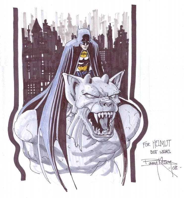 Barry Kitson Barry Kitson Batman in HJ St John Smythes Batman Comic Art