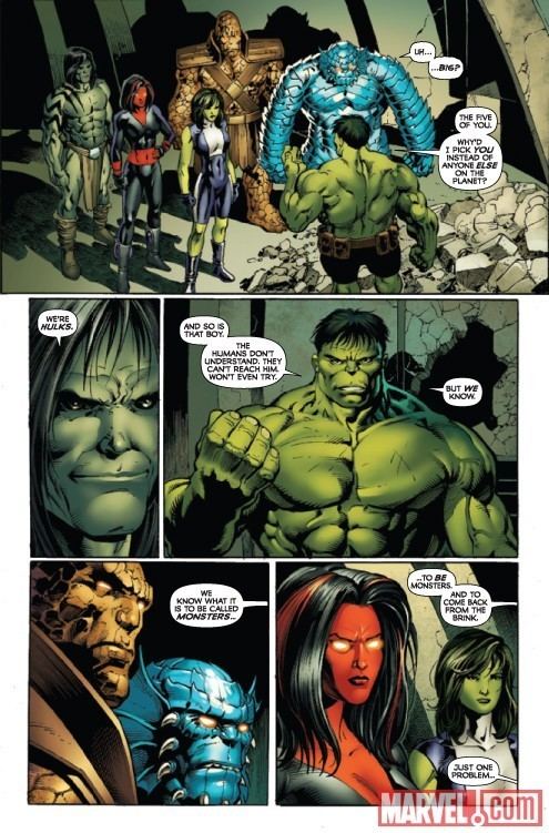 Barry Kitson INCREDIBLE HULKS 615 preview page by Barry Kitson