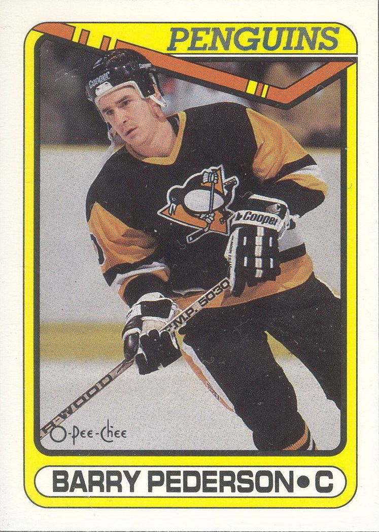 Barry Pederson Players cards since 1 penguinshockeycardscom