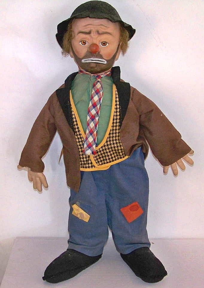 Barry Toy EMMETT KELLY CLOWN DOLL By the Baby Barry Toy Company NYC
