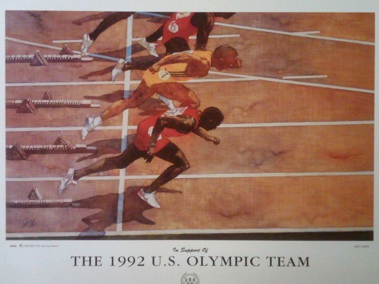 Bart Forbes Bart Forbes Olympic Sprinting Print 2500 HampS Art