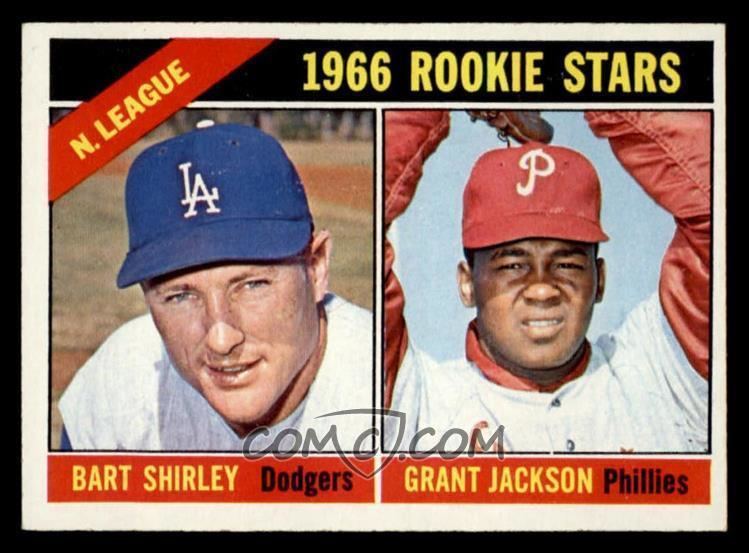 Bart Shirley 1966 Topps Base 591 N League Rookies Bart Shirley Grant