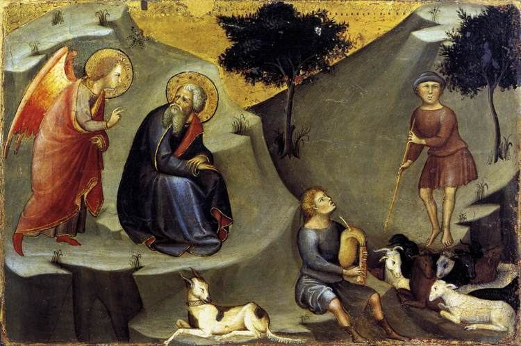 Bartolo di Fredi The Annunciation to Joachim by BARTOLO DI FREDI