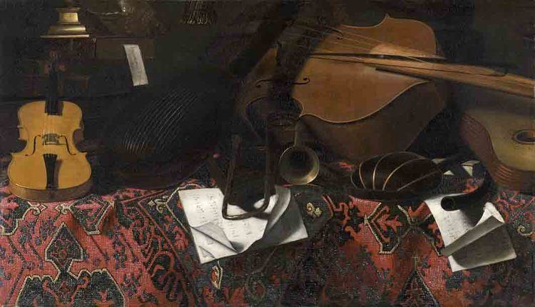 Bartolomeo Bettera Galerie JeanFranois HEIM Still Life with Musical Instruments