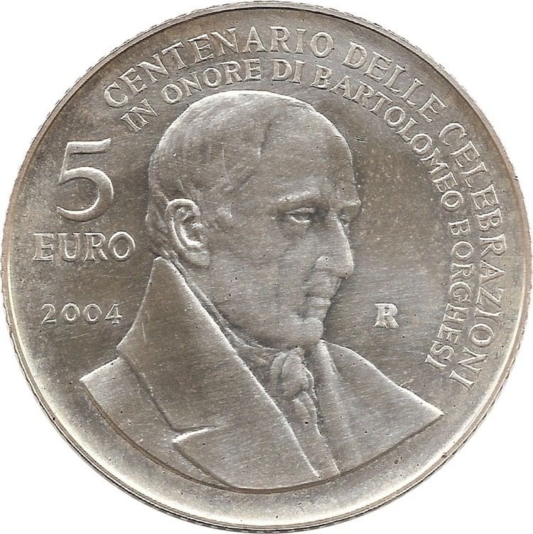 Bartolomeo Borghesi 5 Euro Bartolomeo Borghesi San Marino Numista