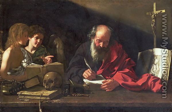 Bartolomeo Cavarozzi St Jerome in his Study by Bartolomeo Cavarozzi