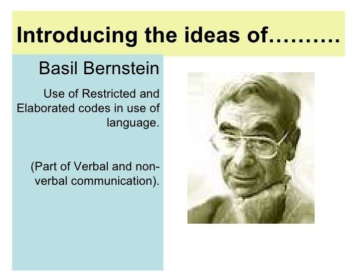Basil Bernstein Basil Bernstein
