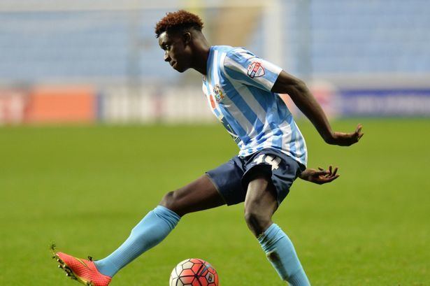 Bassala Sambou Young striker impresses senior Coventry City teammates on debut