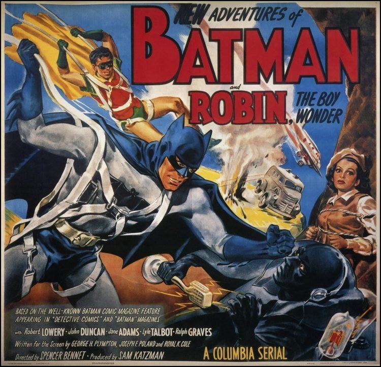 Batman and Robin (serial) Batman and Robin Amazingly Awful 1949 Columbia Pictures Serial