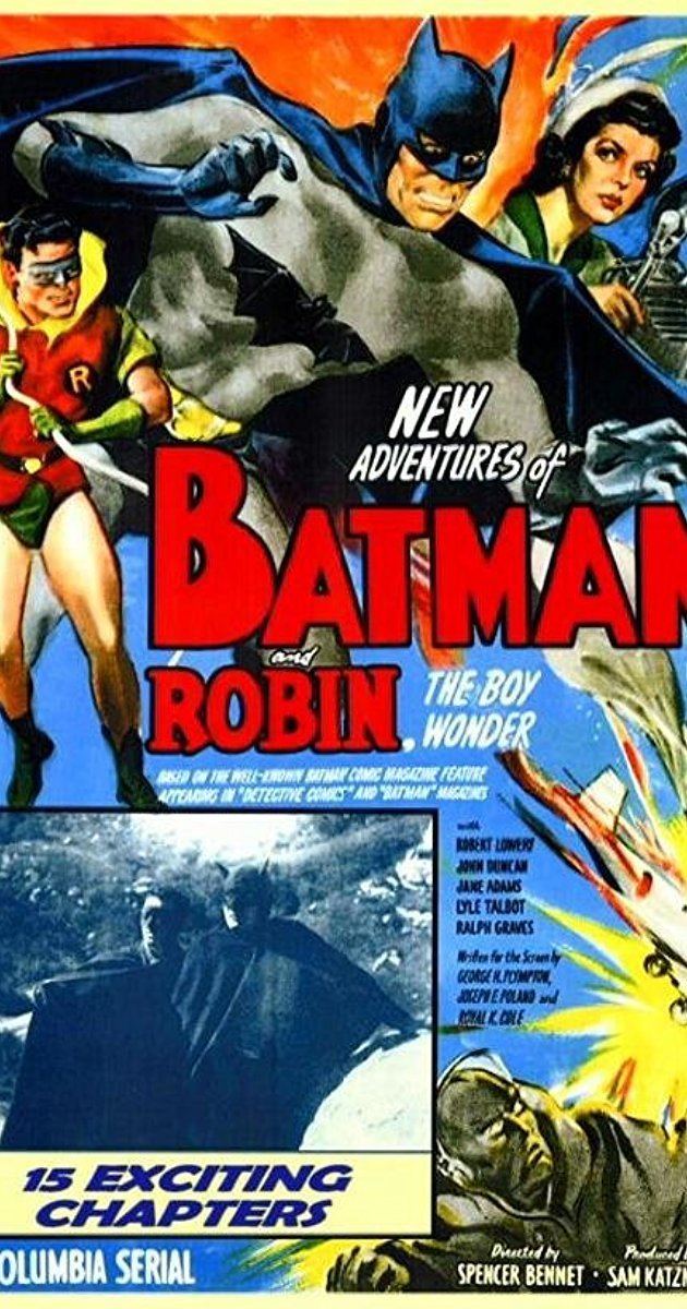 Batman and Robin (serial) Batman and Robin 1949 IMDb