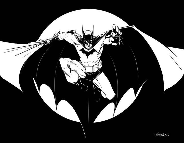 Batman Black and White Batman Black and white by caldwellink on DeviantArt